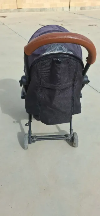 Silla de Paseo Negra y Marrón