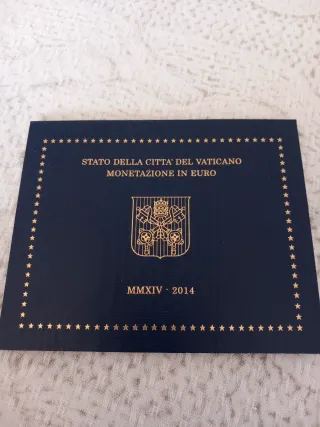 Cartellina Monete Vaticano 2014