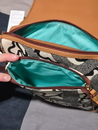 Bolso Tous KAOS ICON - Blanco y Negro