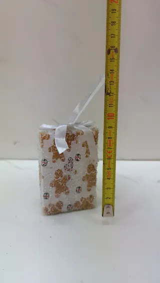 Decorazioni regalo albero oro e bianco