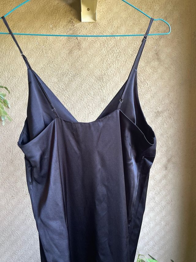 Vestido Lencero Love Stories Negro Talla S