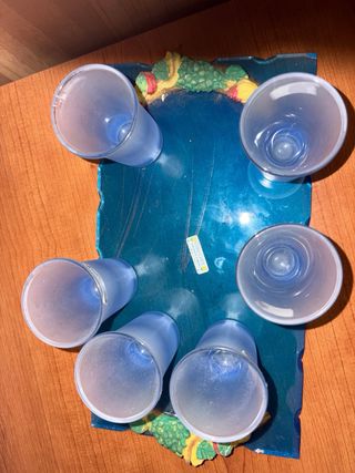 Set Bicchierini Liquore con Bottiglia