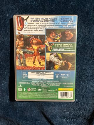 Los Croods DVD Película Animada Español