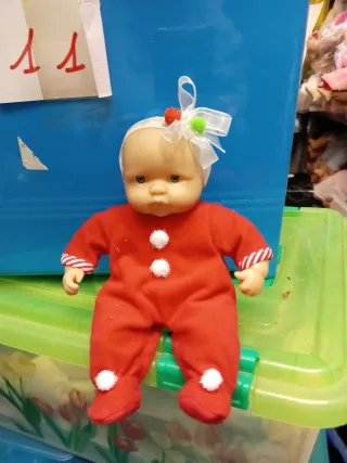Muñeco Bebé Navideño Rojo