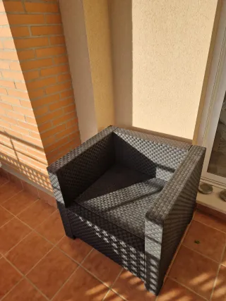 Conjunto Muebles Terraza set manhattan grafito.