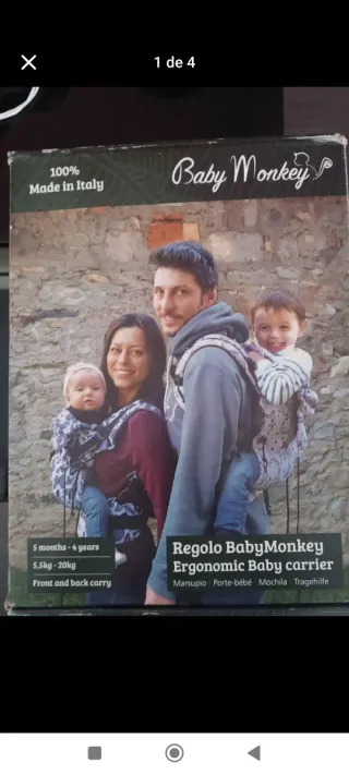 Mochila Portabebés Baby Monkey