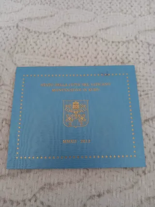 Cartellina Monete Vaticano 2012