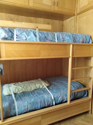 Literas Horizontales Fuertes Madera