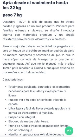 Silla Paseo Nuna TRVL