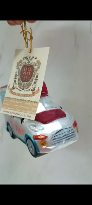 Pallina decorazione furgoncino gelato