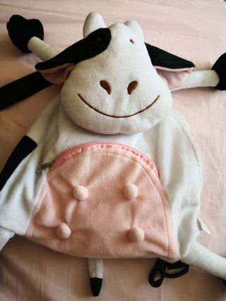 Mochila Peluche Vaca Nueva