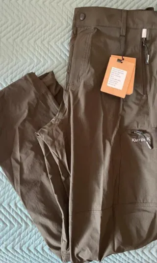 Pantalones Trekking Kutook Talla XL Verde Oliva