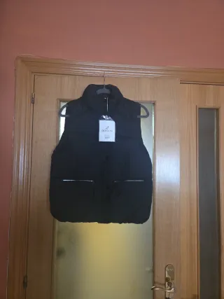 Chaleco negro mujer