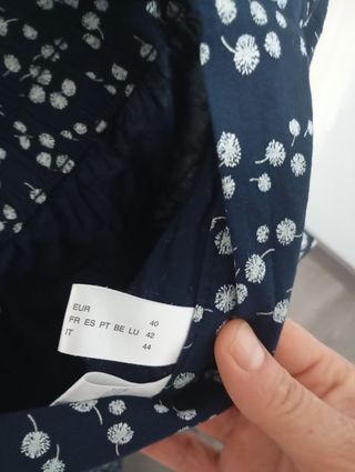 Pantalón estampado floral talla 40