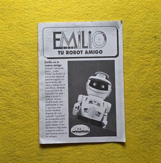 Robot Emilio de Bizak en caja original