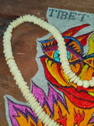 Collana Japamala osso Tibet Nepal Budda