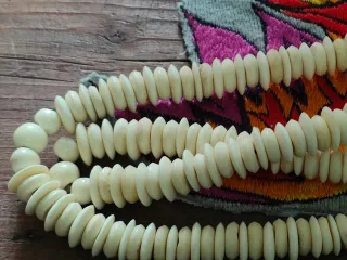 Collana Japamala osso Tibet Nepal Budda