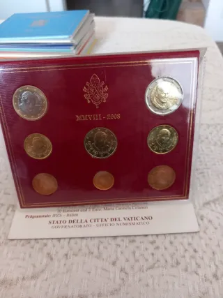 Cartellina Monete Vaticano 2008