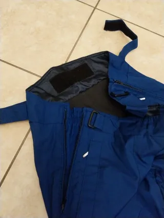 Tuta da sci Phenix blu con bretelle