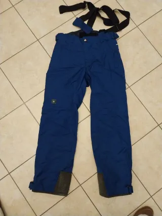 Tuta da sci Phenix blu con bretelle