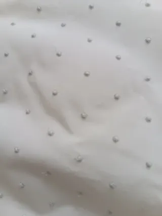 Protector cuna chichonera blanco lunares