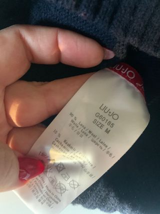 Cappello lana misto cashmere blu