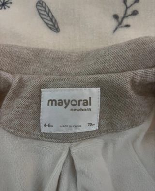 Cappotto Mayoral 4-6 mesi (70 cm) nuovo, mai usato