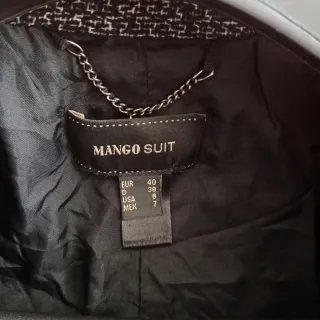 Chaqueta Mango Gris Talla 40
