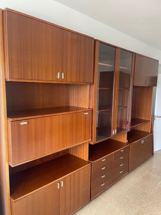 Mueble de salón modular madera
