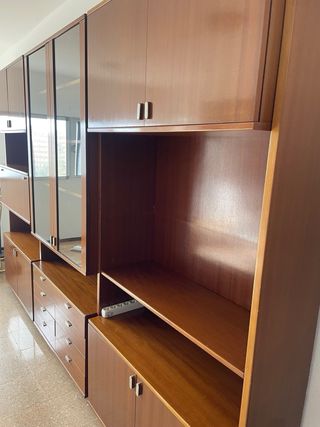 Mueble de salón modular madera