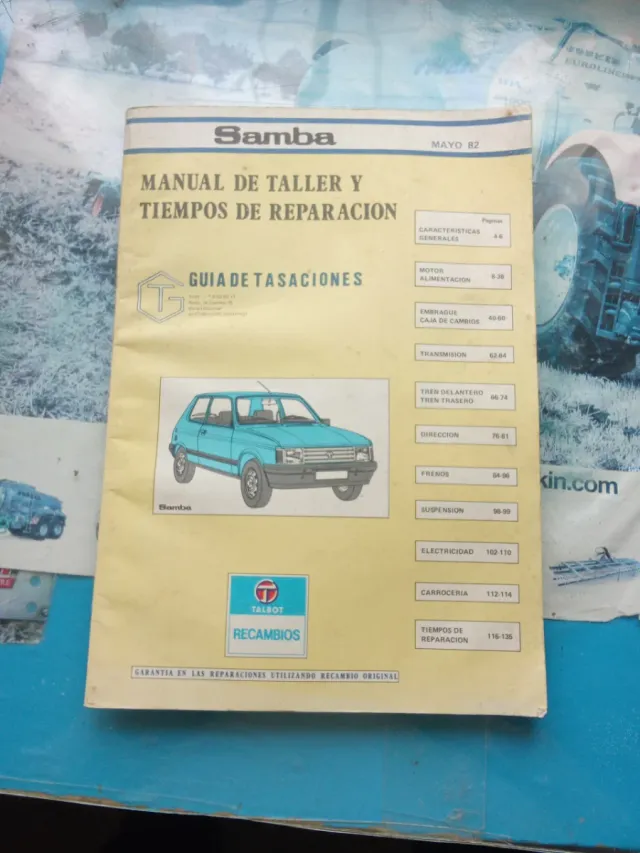 Manual Taller Talbot Samba