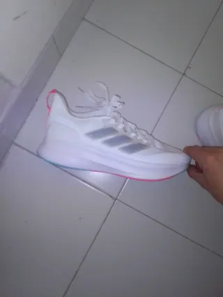 Zapatillas Adidas Mujer Talla 39.5 Blancas