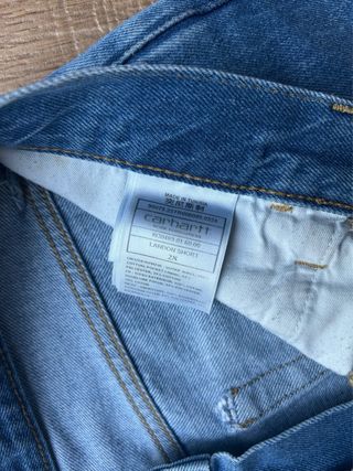 Pantalón corto vaquero Carhartt azul