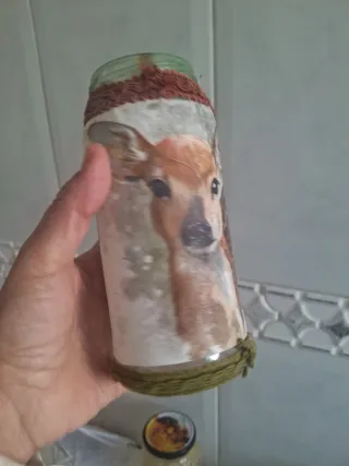 Bote decorativo ciervo