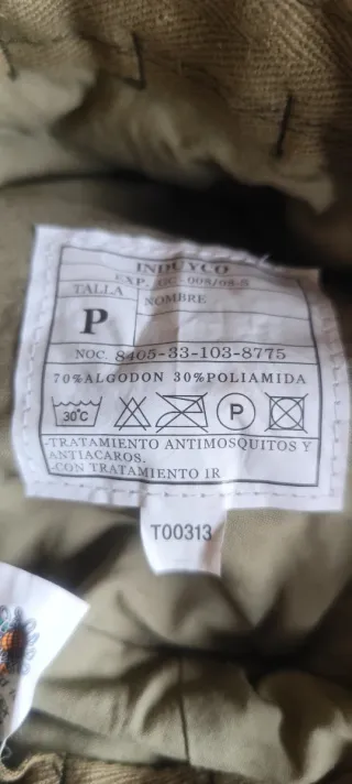 Chambergo camuflaje militar