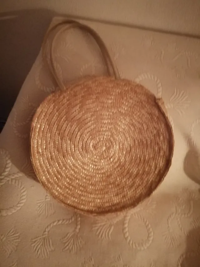 Borsa rotonda in esparto