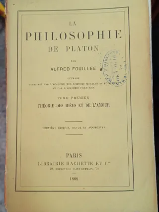 La Philosophie de Platon - Tome Premier