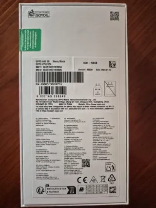 Oppo A80 5G 256GB Negro