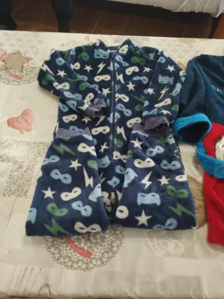 Pijama Entero y Bata Mickey