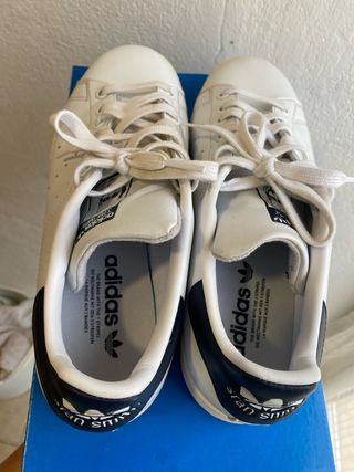 Adidas Stan Smith Blancas/Azules Talla 42