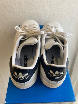 Adidas Stan Smith Blancas/Azules Talla 42