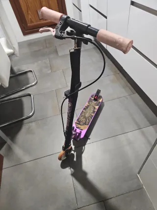 Patinete Oxelo  Morado y Rosa