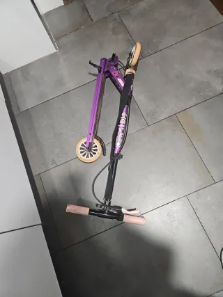 Patinete Oxelo  Morado y Rosa