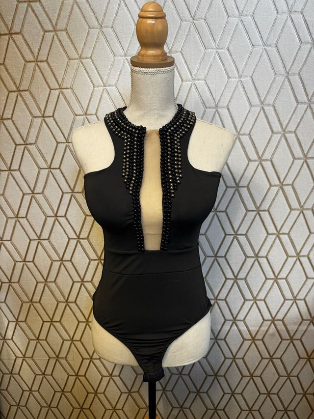 Body sexy con pedrería