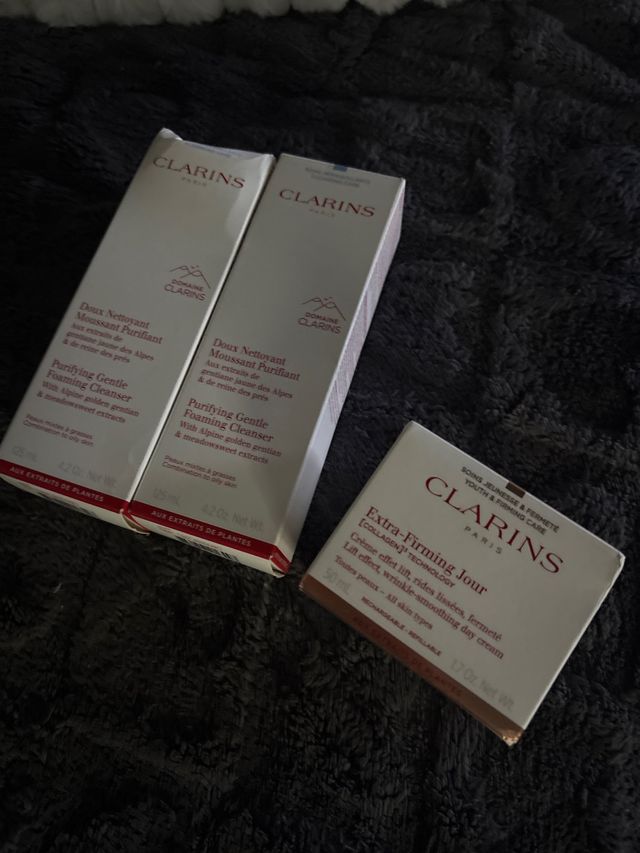 Lote Clarins: Limpiador y Crema Facial