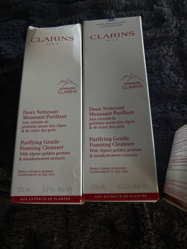 Lote Clarins: Limpiador y Crema Facial