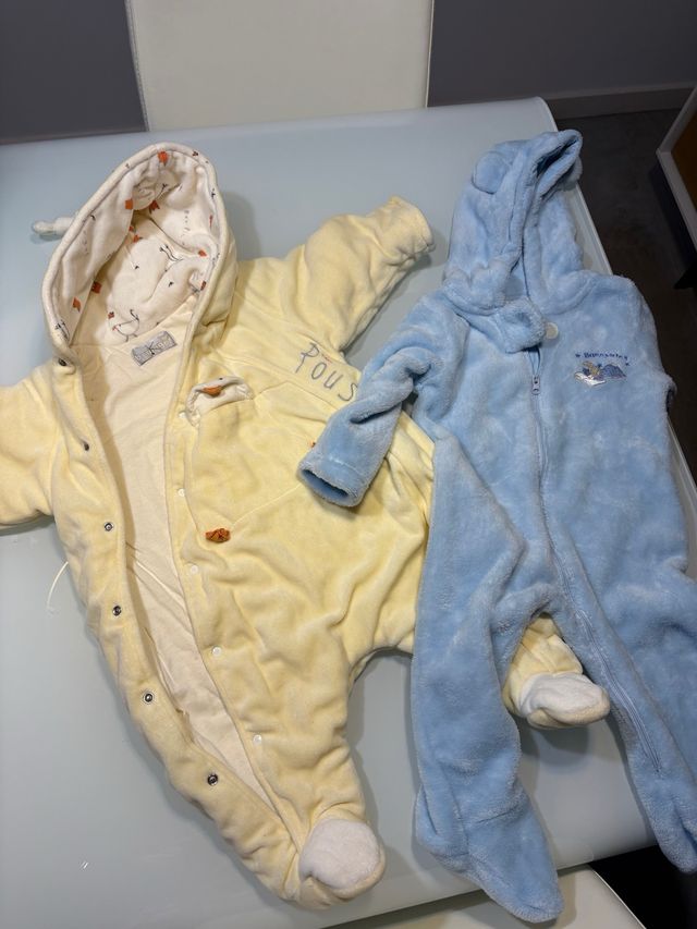 Buzos de bebé de peluche (2 unidades)
