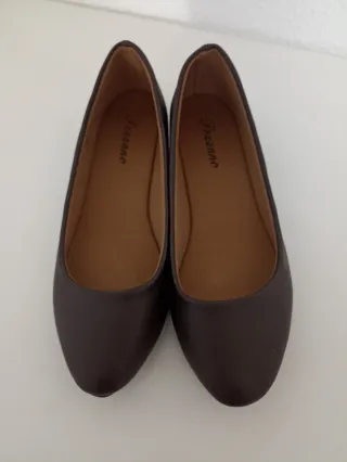 Zapatos planos Pezzano marrones talla 39