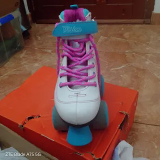 Patines SFR Vision II Blancos y Turquesa