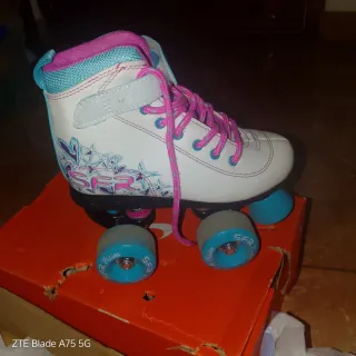 Patines SFR Vision II Blancos y Turquesa